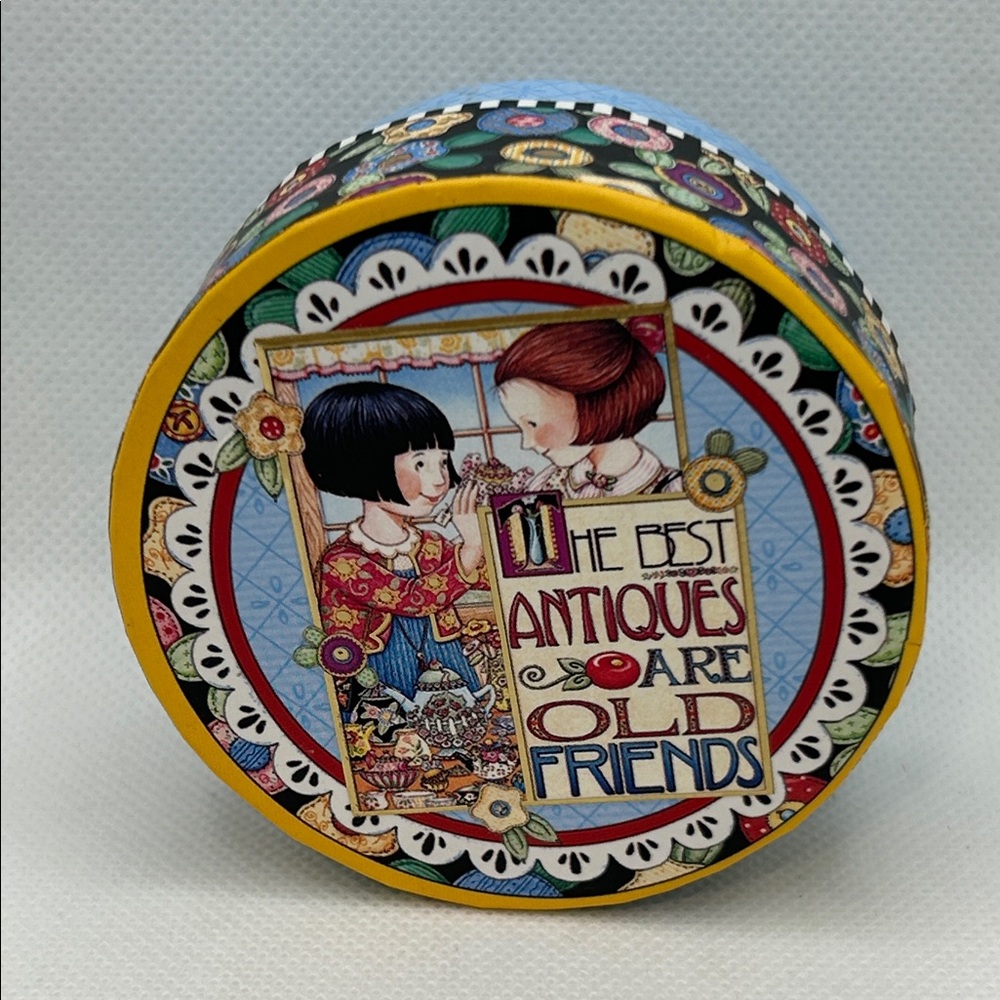 Mary Engelbreit Decorative Round Cardboard Boxes - Picture 10 of 13